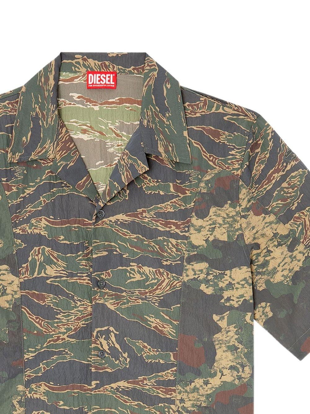 S-Brack-EPBW camouflage-print short-sleeve shirt - 4