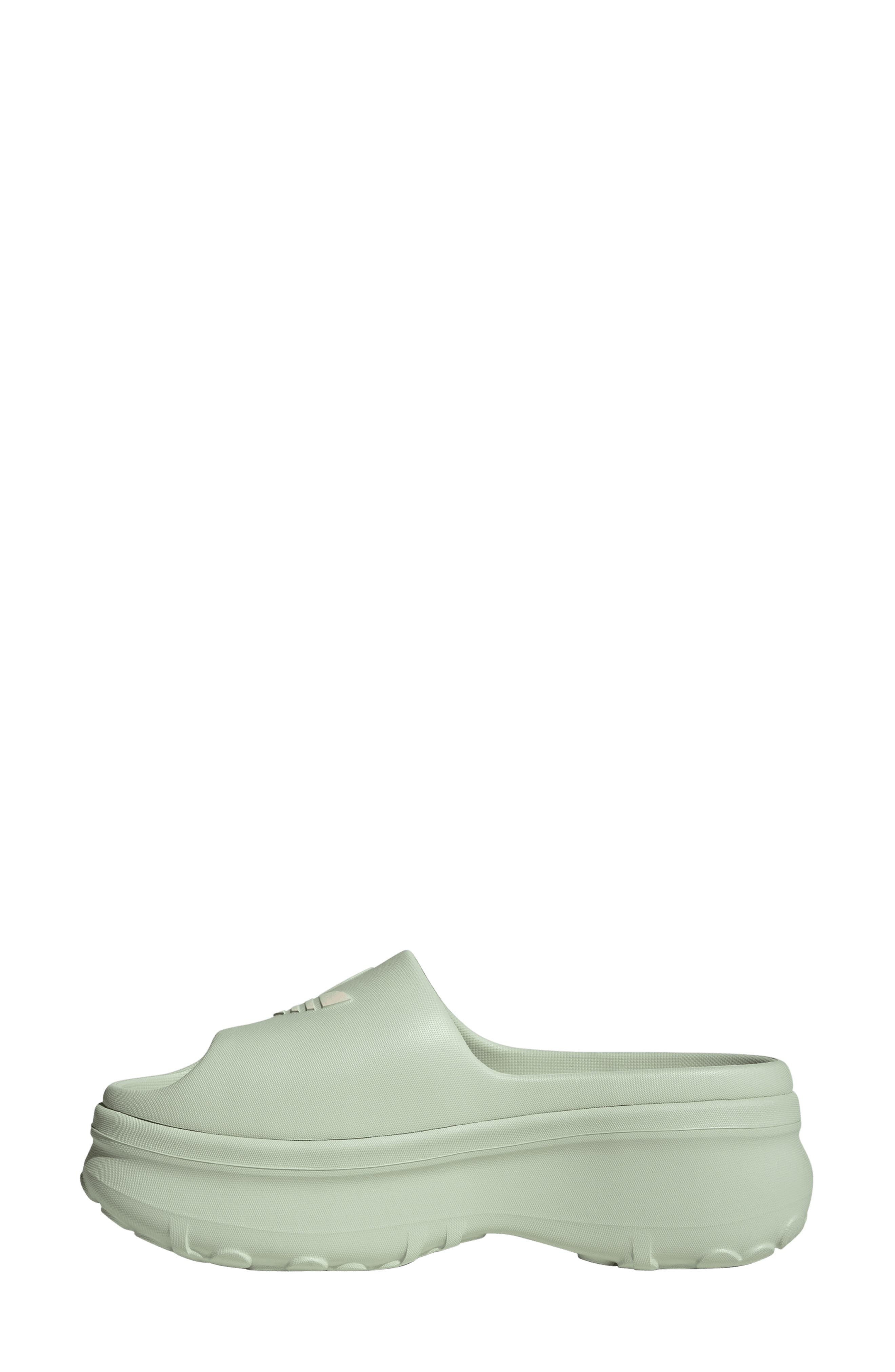 adidas Adifom Stan Smith Platform Slide in Linen Green/white/white at Nordstrom - 6