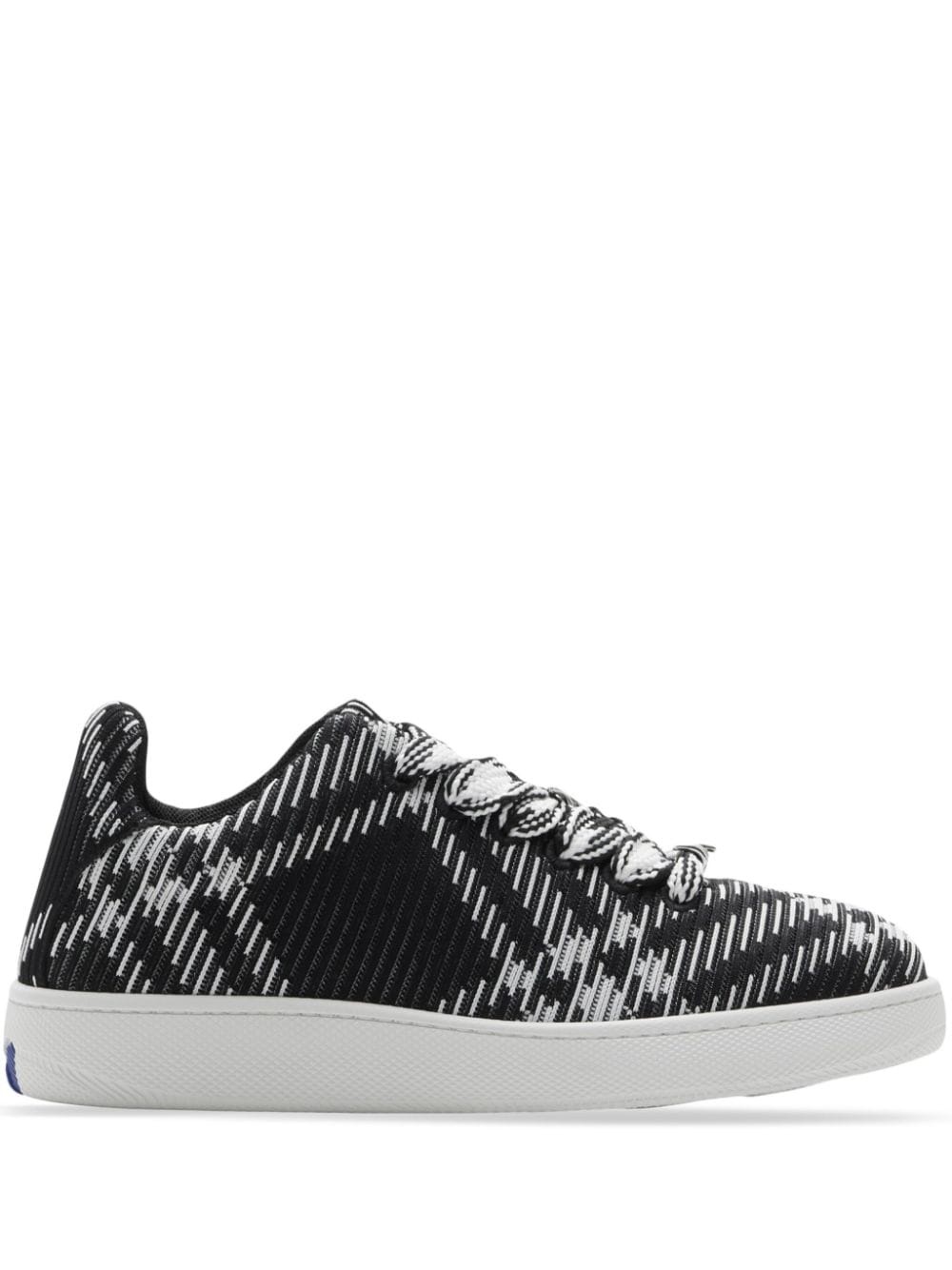 Box plaid-check sneakers - 1