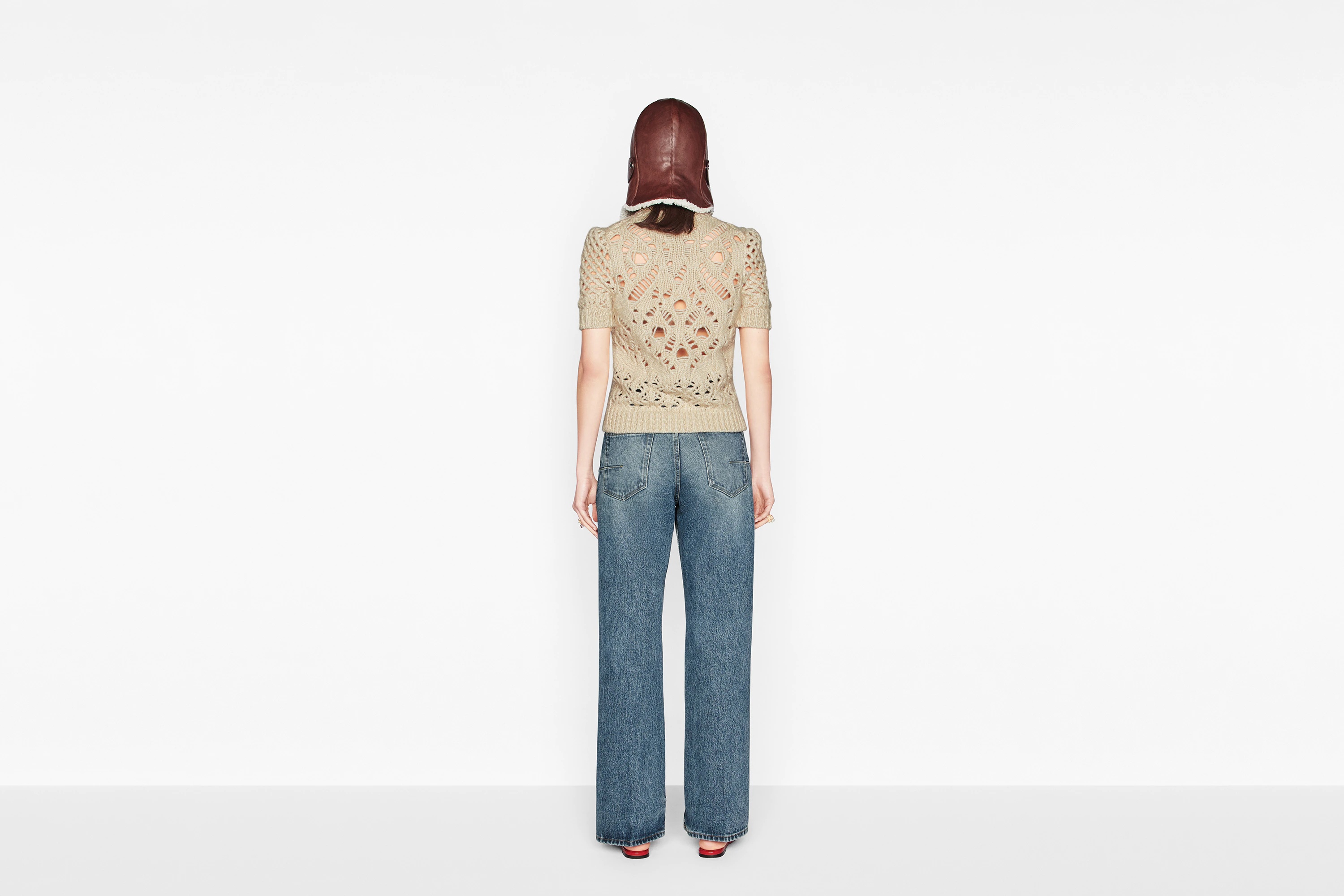 Short-Sleeved Sweater - 5