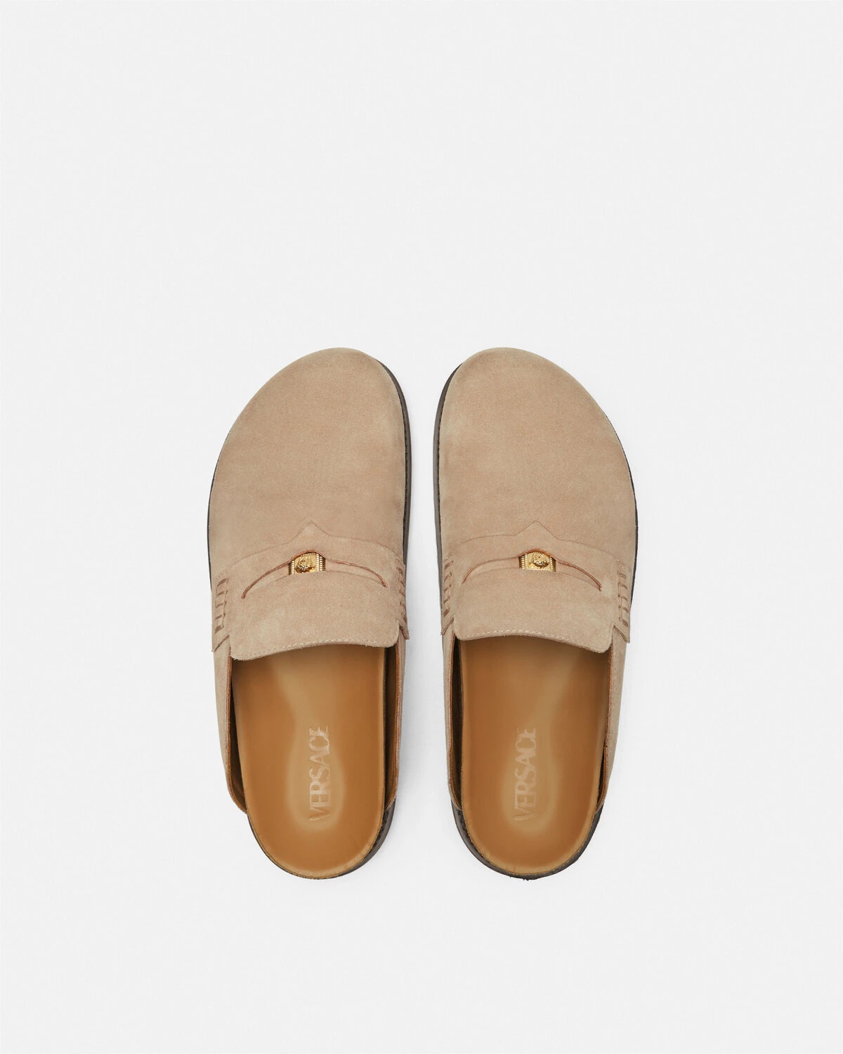 Suede Medusa Mules - 4