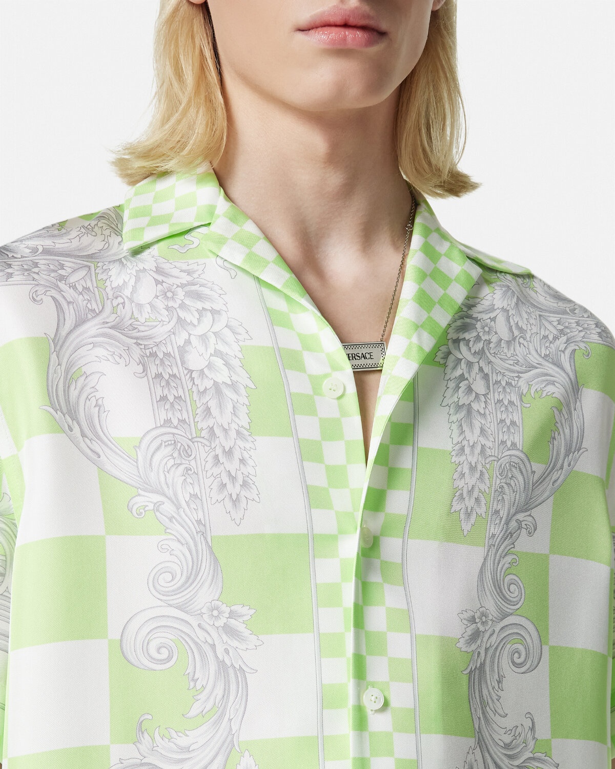 Medusa Contrasto Silk Shirt - 3