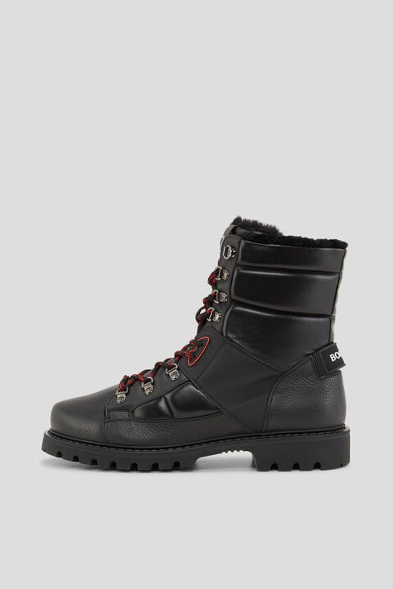 Helsinki Mid-calf boots with spikes in Black 1