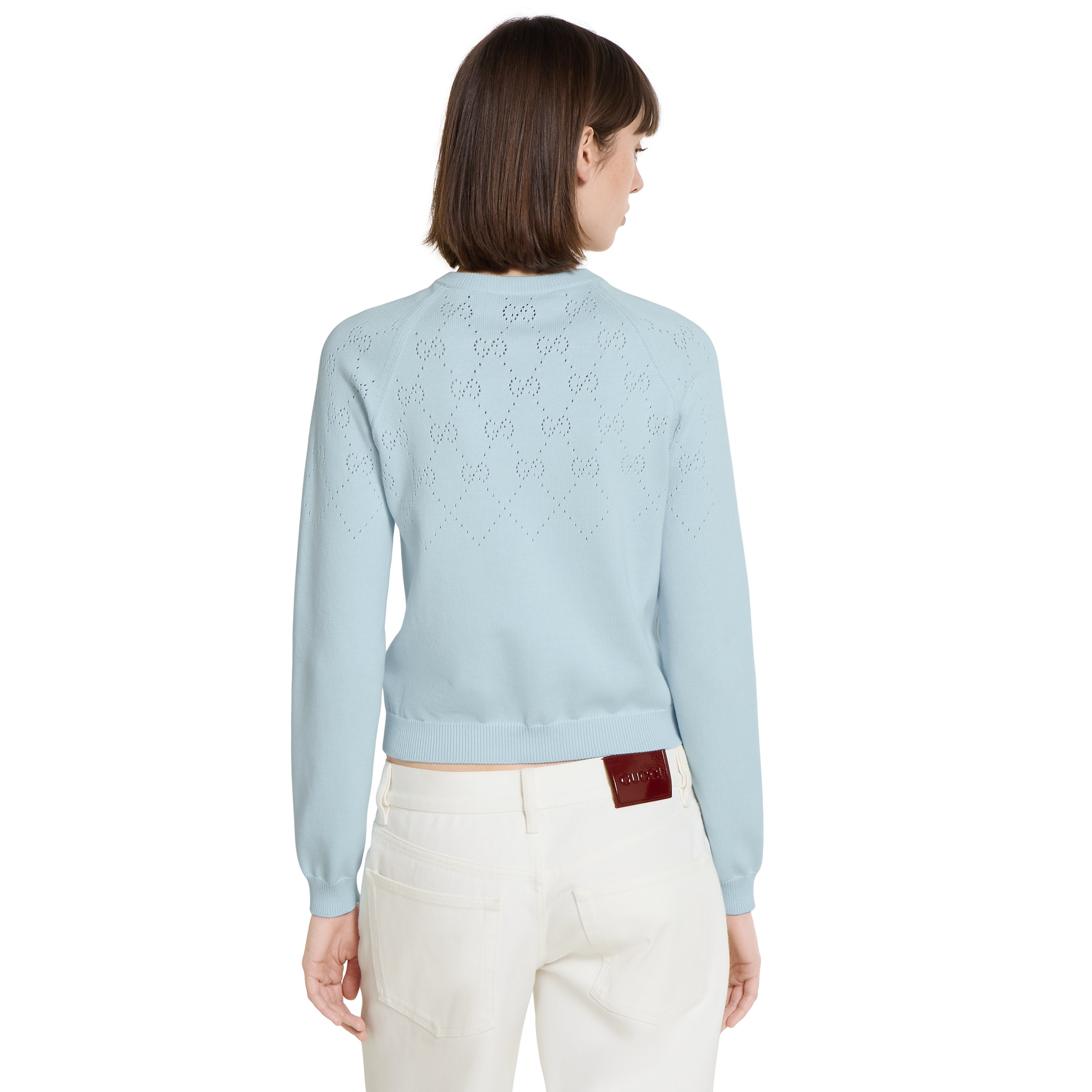 GG cotton cardigan - 4