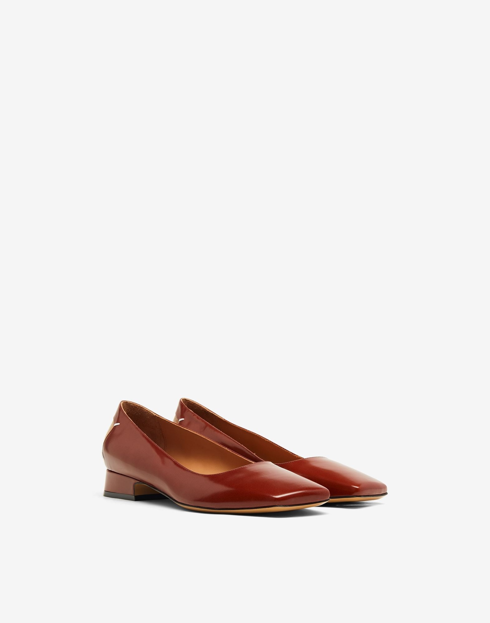 Square-toe ballerina shoes - 2