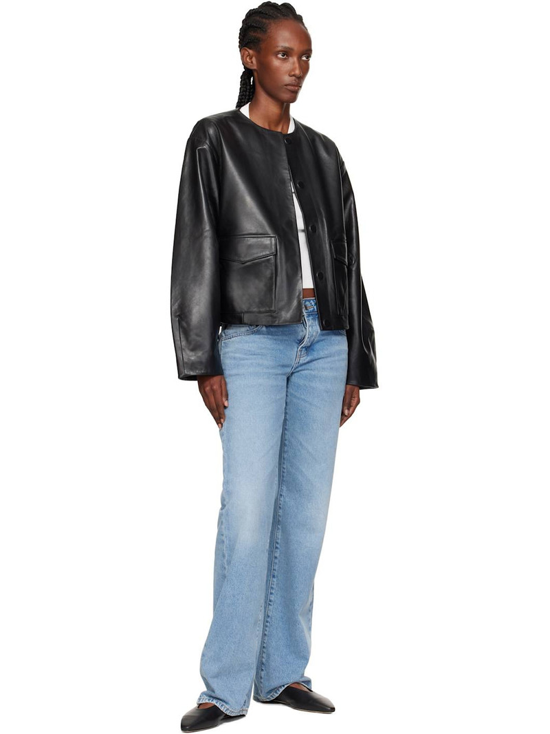 Aeyde Black Betty Square-Toe Ballerina Flats outlook