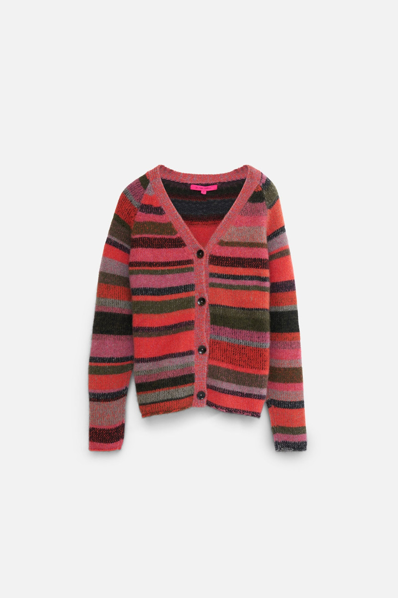 STRIPE SUPER SOFT WOMEN'S CARDIGAN 1