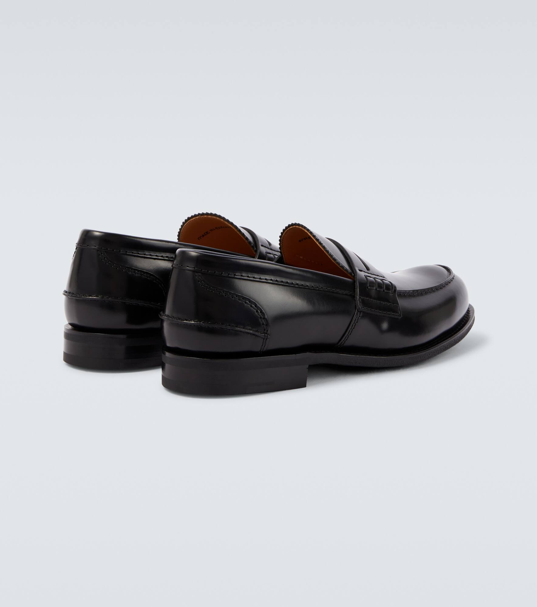 Pembrey leather penny loafers - 6