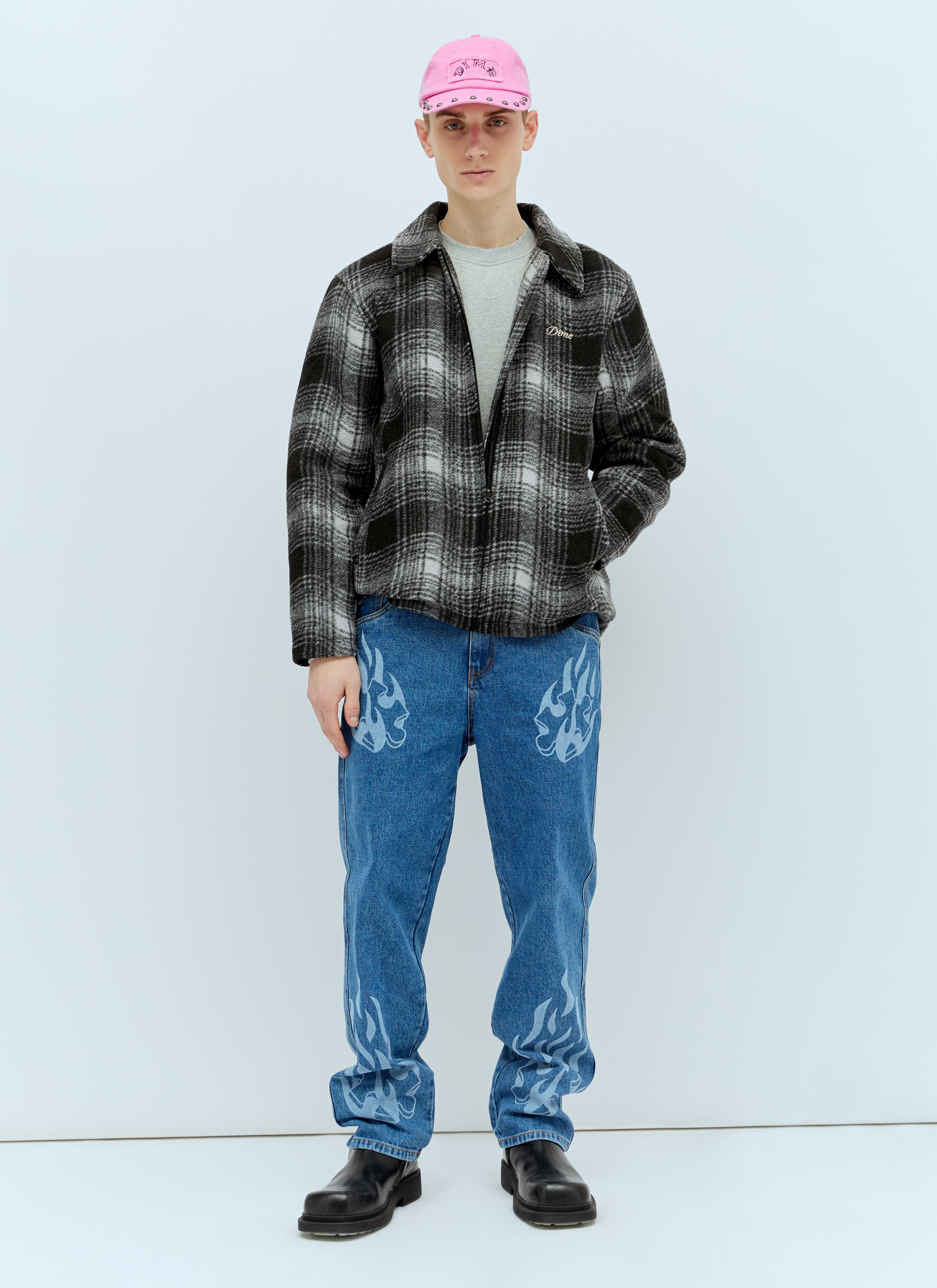 Wave Plaid Jacket - 3