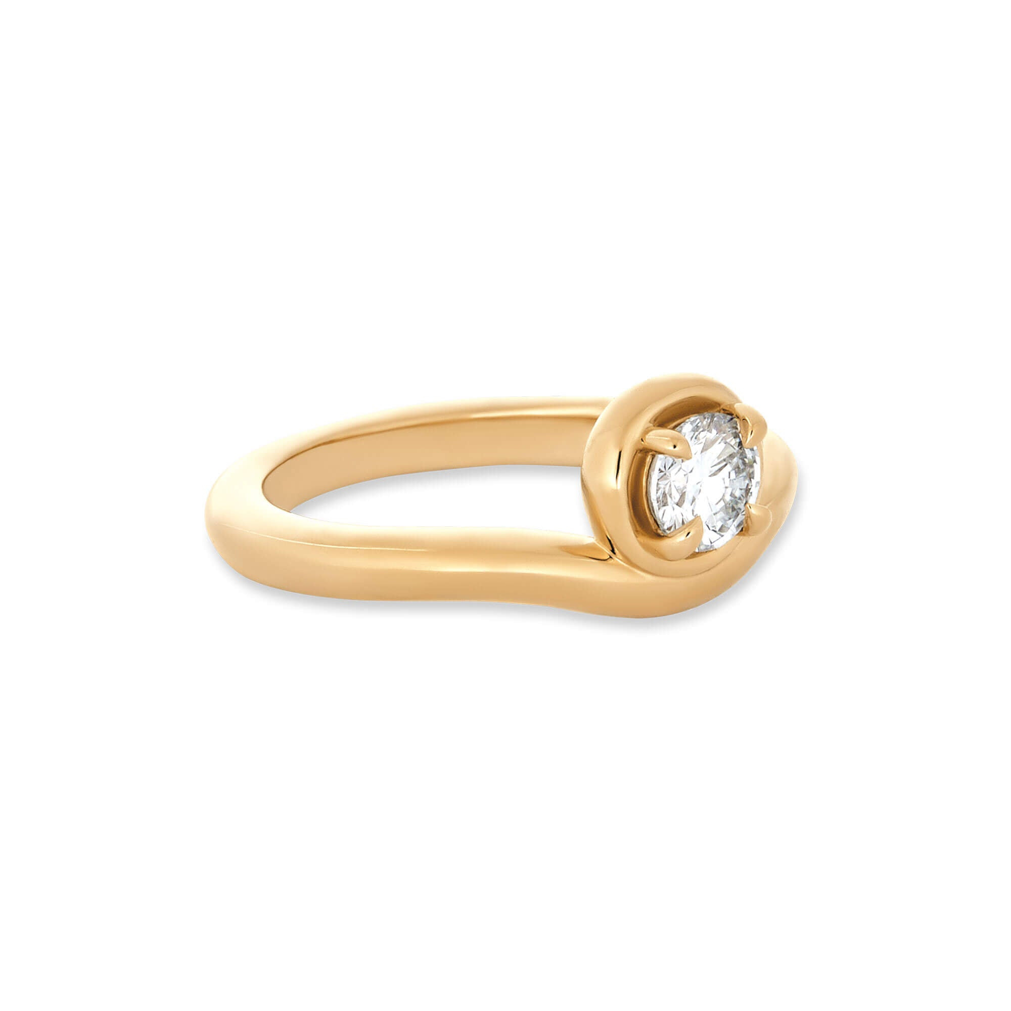0.5CTW LAB-Created Diamond Bonbon Merge Ring - 2