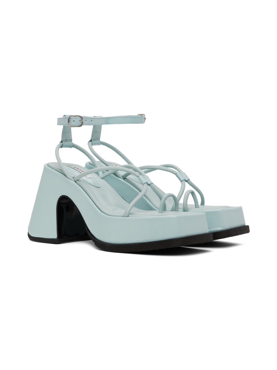 SSENSE Exclusive Blue Olympia Heels - 4