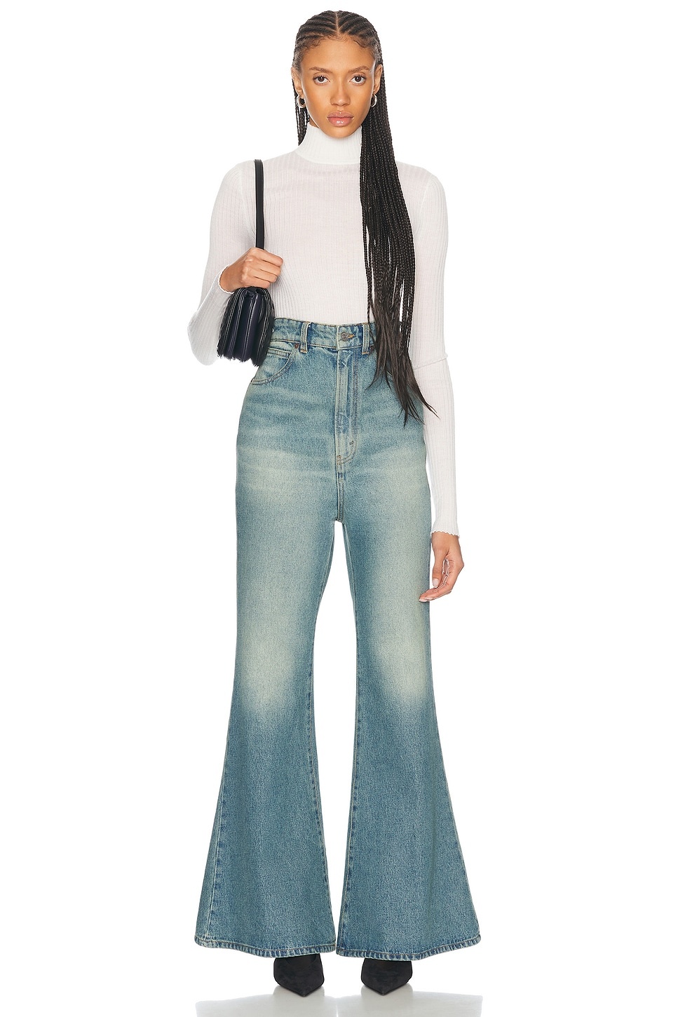 High Waisted Flare Leg - 5