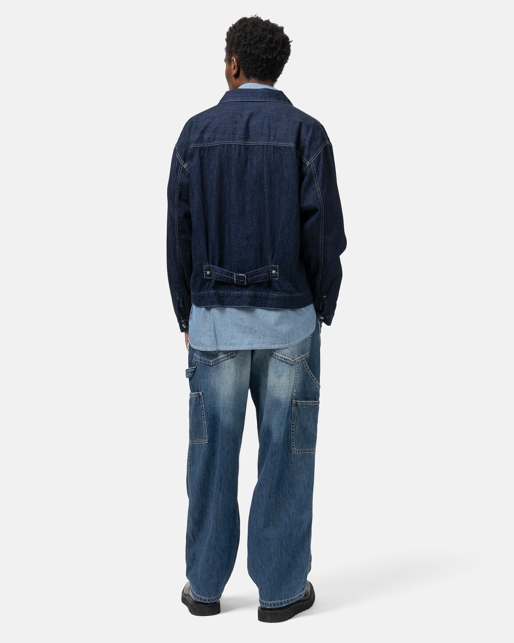 希少【neighborhood】painter pants NEIGHBORHOOD Savage LW Denim Painter Pants Indigo