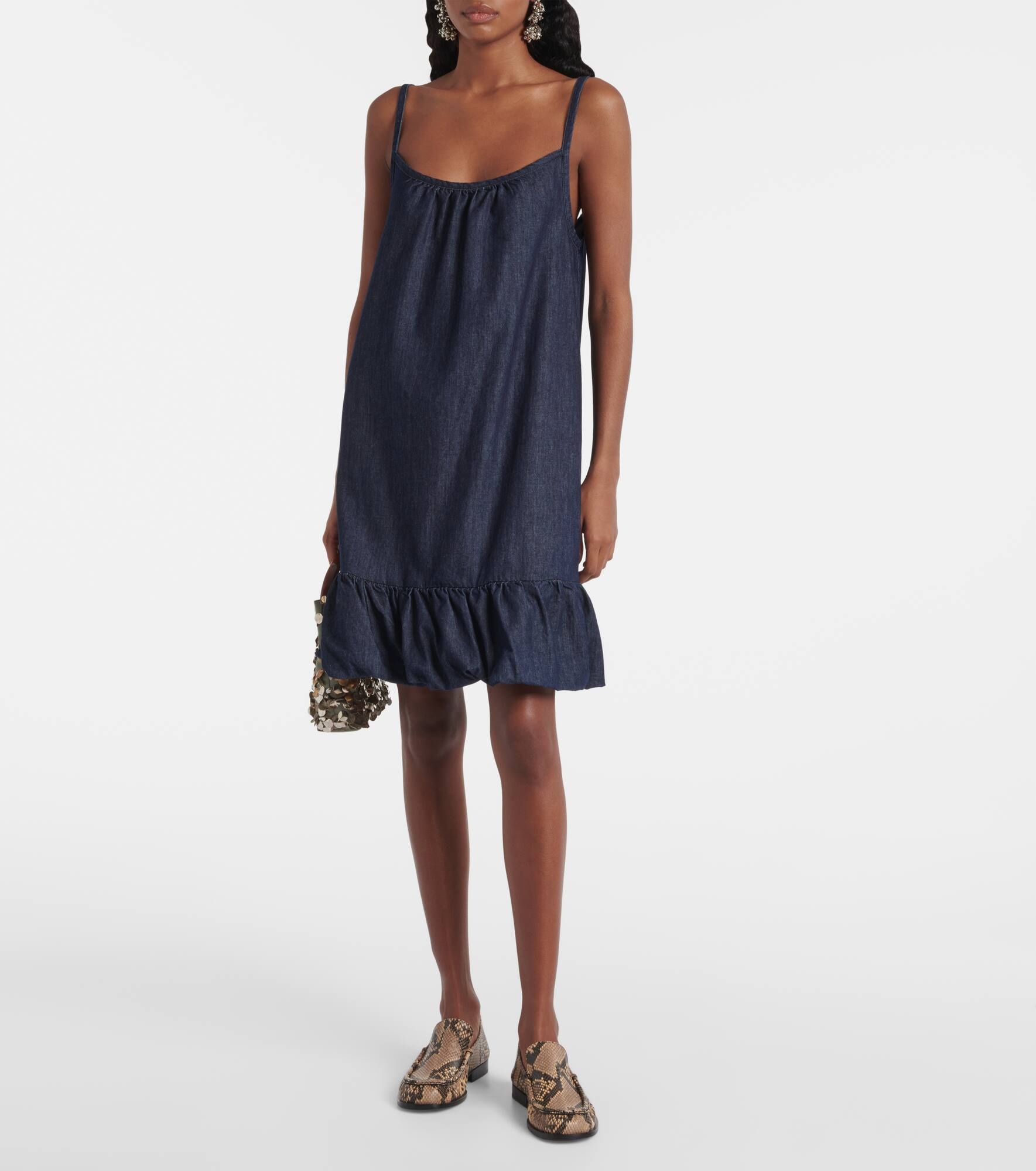 Denim minidress - 7