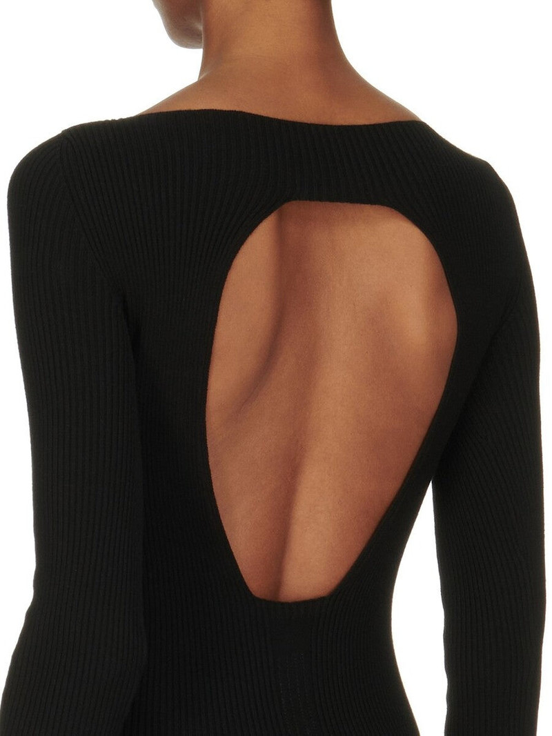 Rick Owens Al Mini Dress Black outlook