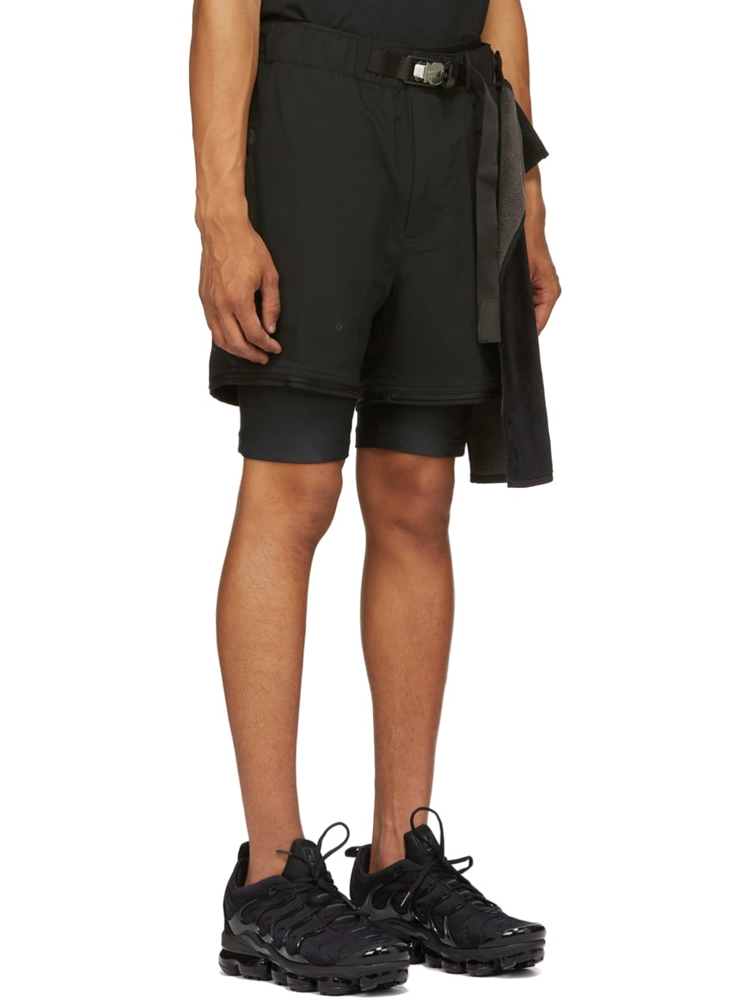 Nike Black MMW Edition Convertible 3-in-1 Lounge Pants | REVERSIBLE