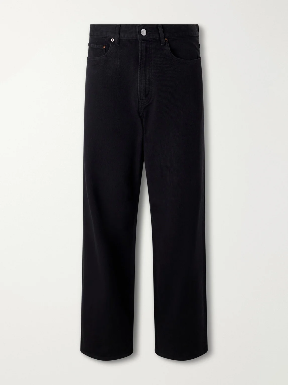 Straight-Leg Cotton and Silk-Blend Piqué Trousers - 1