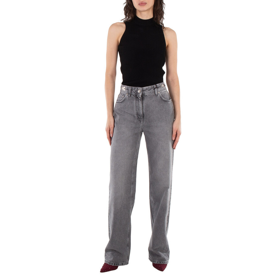 Versace Regular-Fit High-Rise Jeans - 4