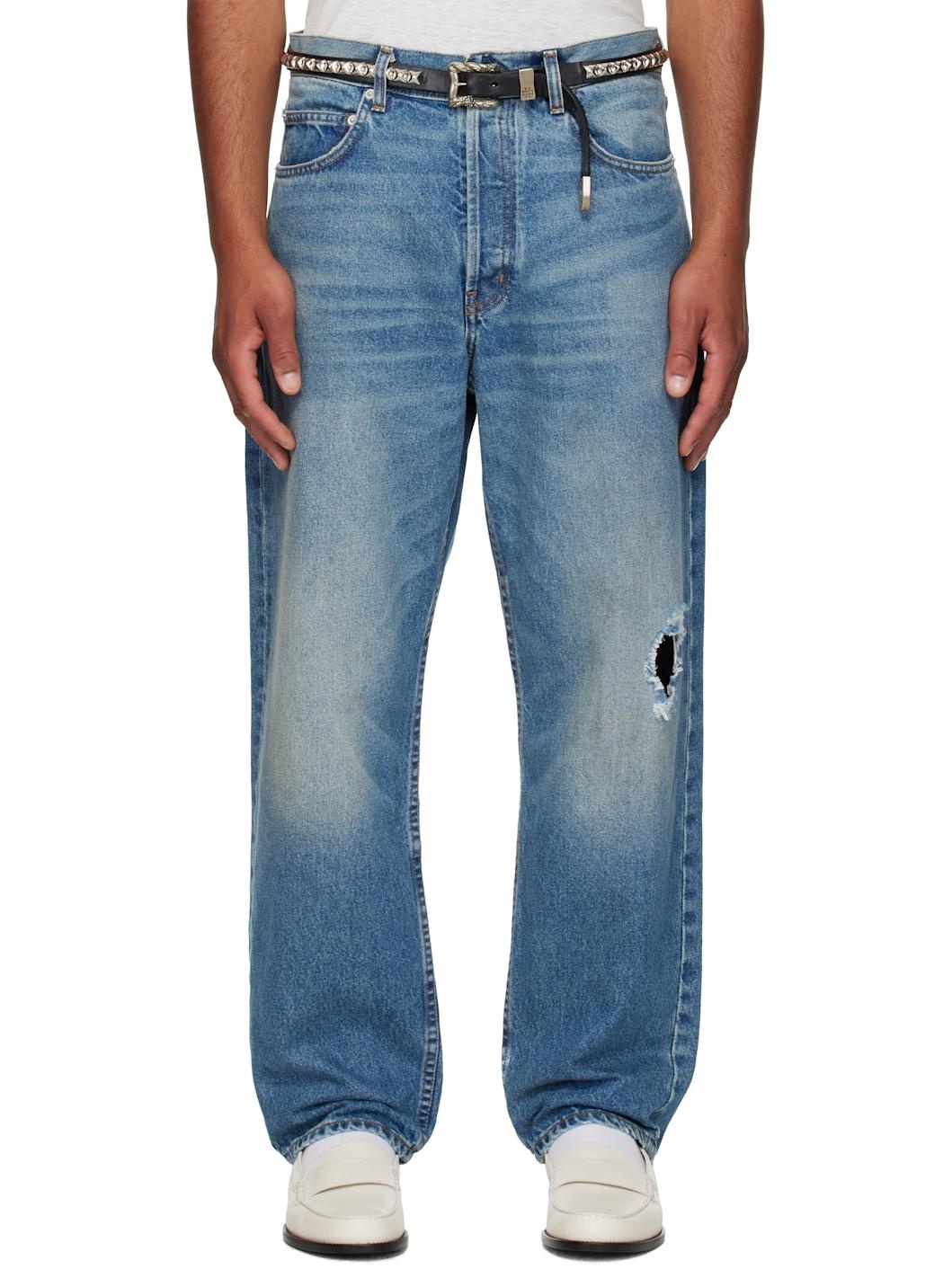 Blue Baggy Jeans - 1