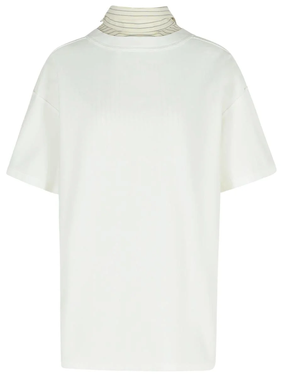Maison Margiela Inverted White Cotton Shirt - 1