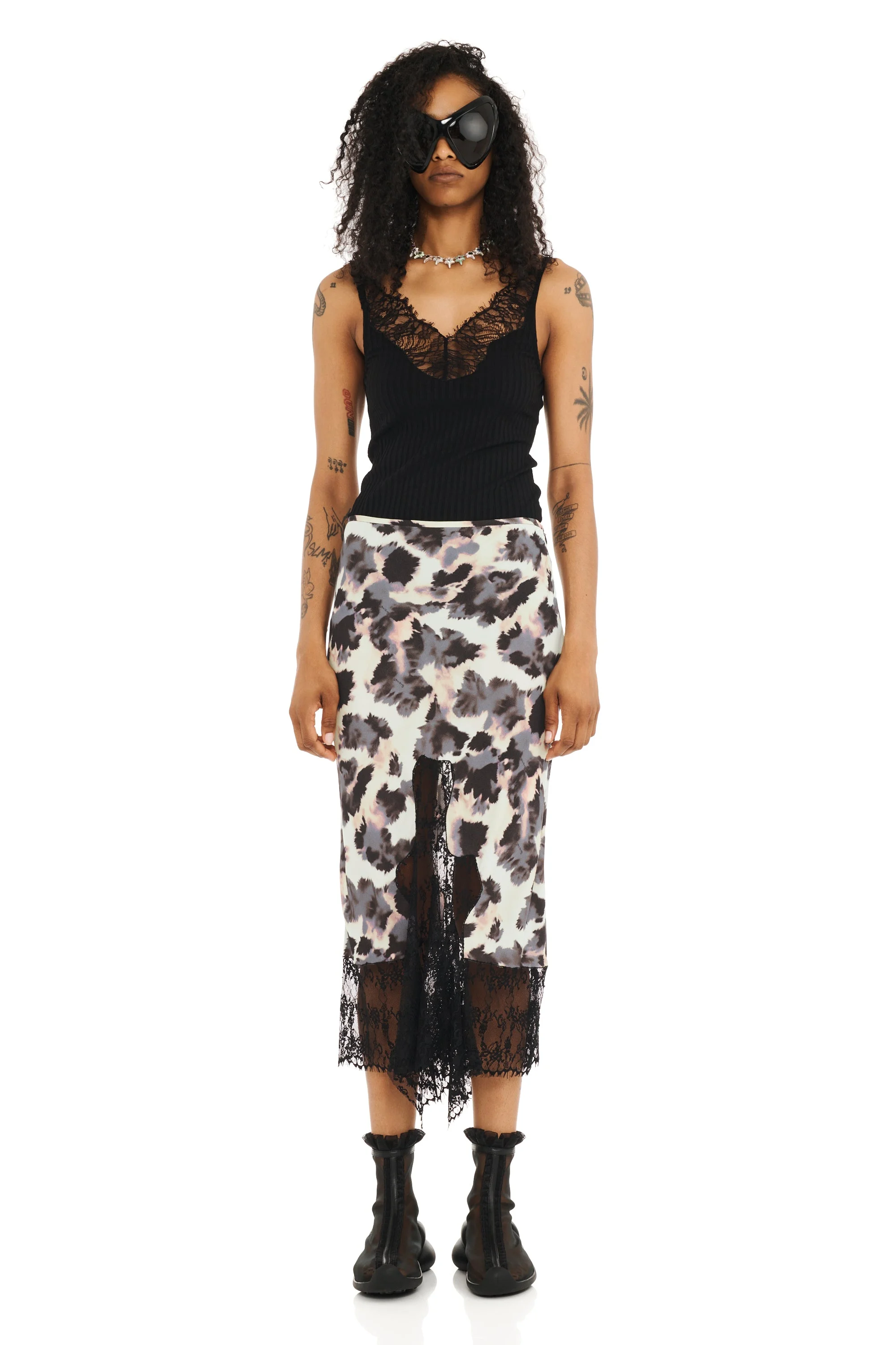 SNOW LEOPARD HISS SKIRT - 1