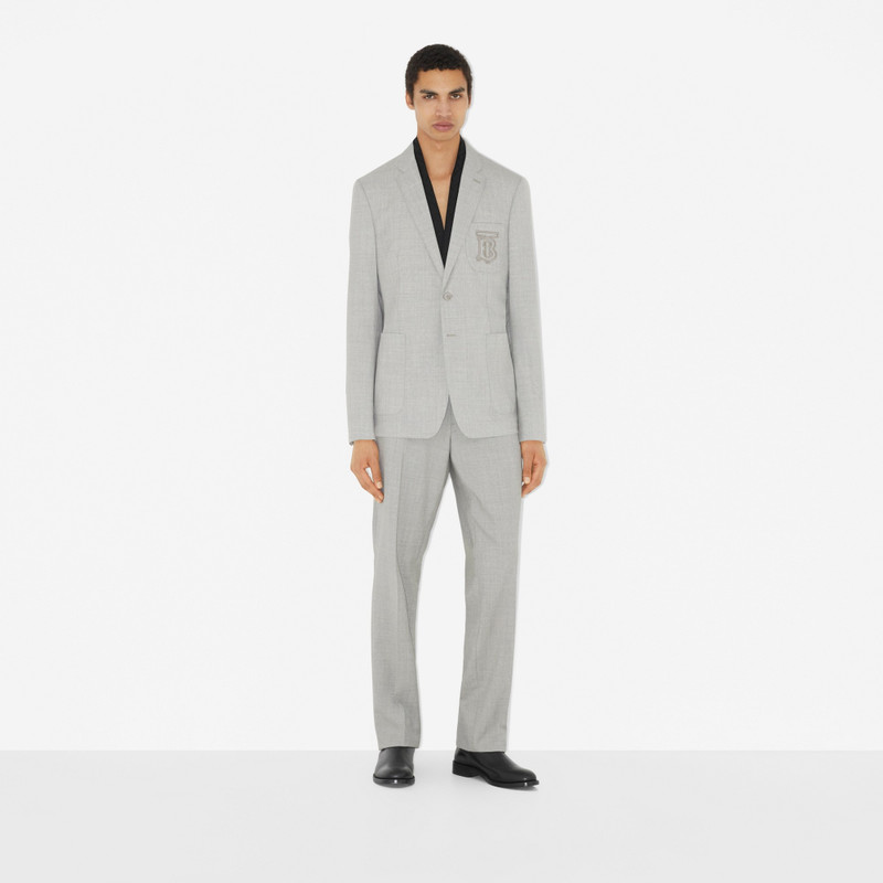 Burberry Classic Fit Wool Tailored Trousers outlook