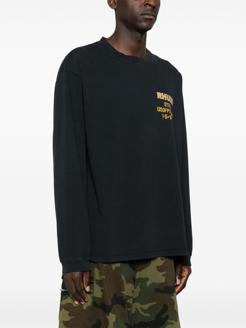 text-print long-sleeve T-shirt - 4