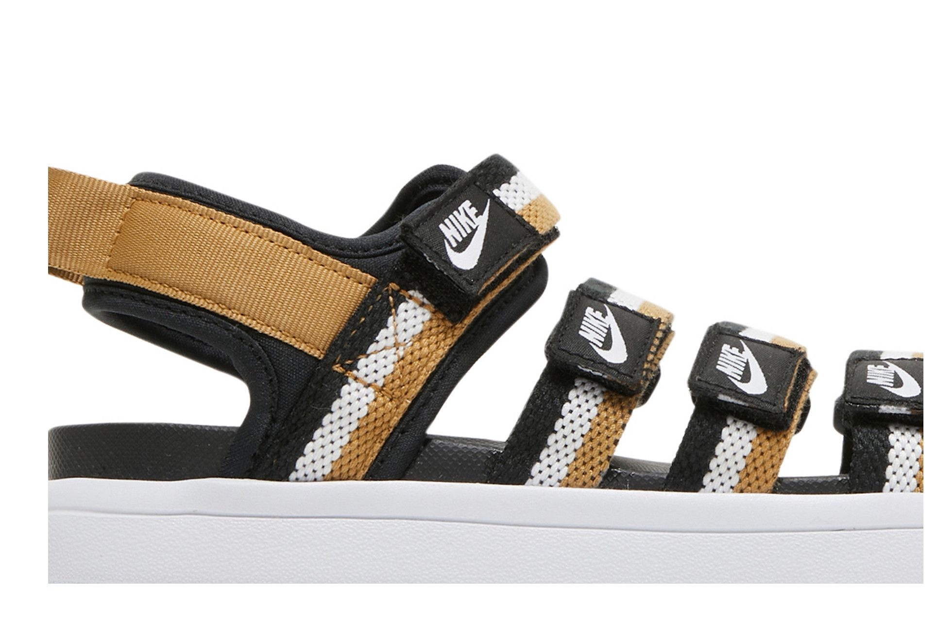 Wmns Icon Classic Sandal 'Black Metallic Gold' - 2