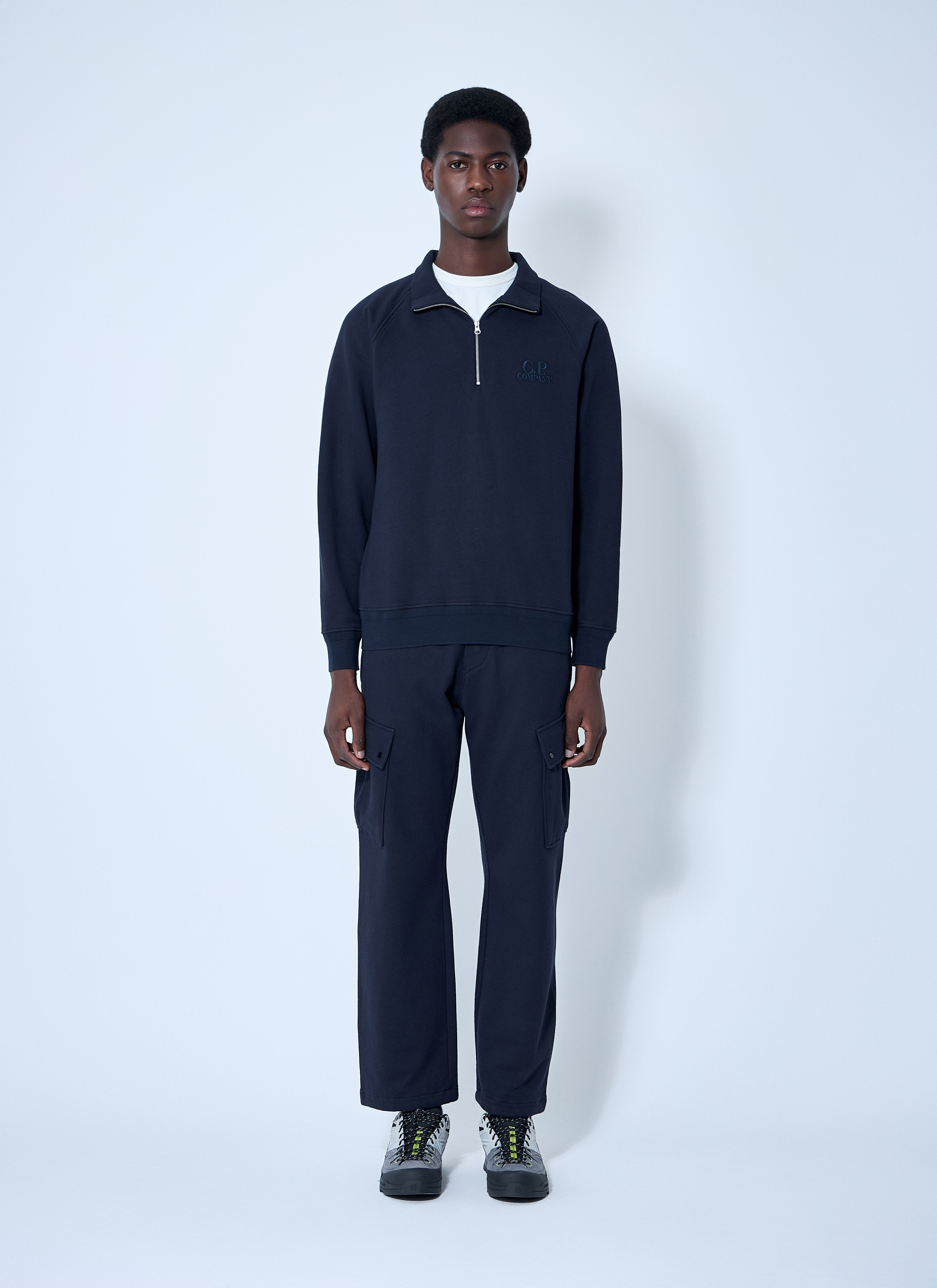 C.P. Company Men Diagonal Raised Fleece Sweatshirt - 2