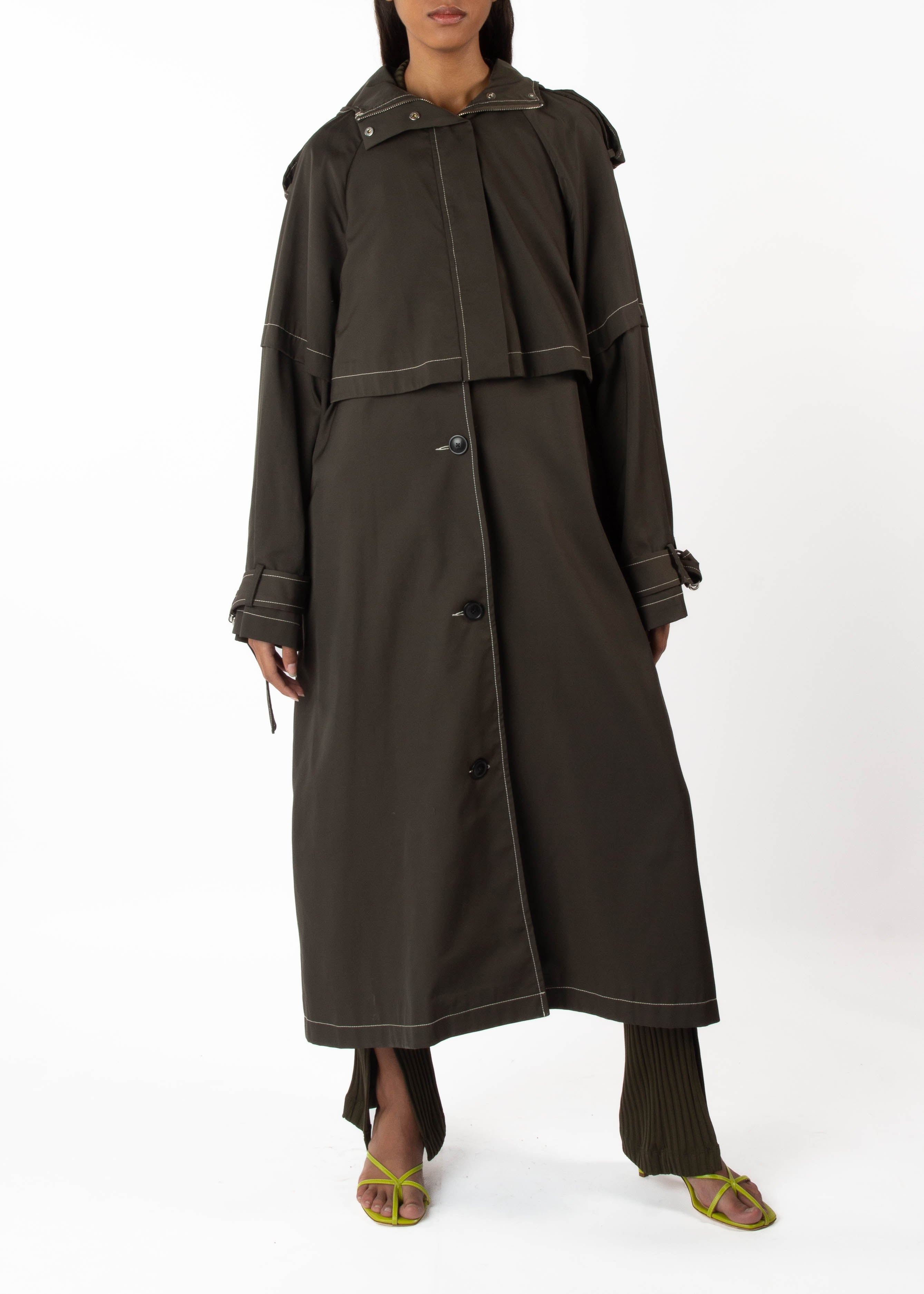 RAIN TRENCH COAT - 3