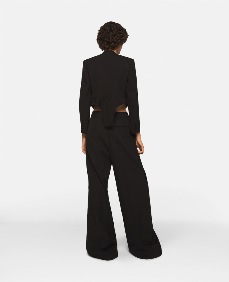 Cropped Micro-Tails Wool Jacket 5