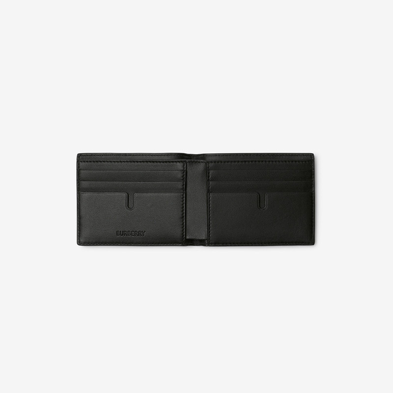 Burberry Embossed Check Slim Bifold Wallet outlook