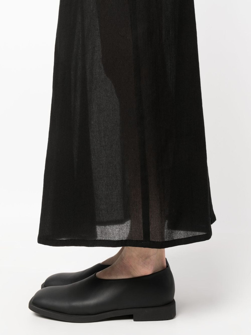 semi-sheer long skirt 5