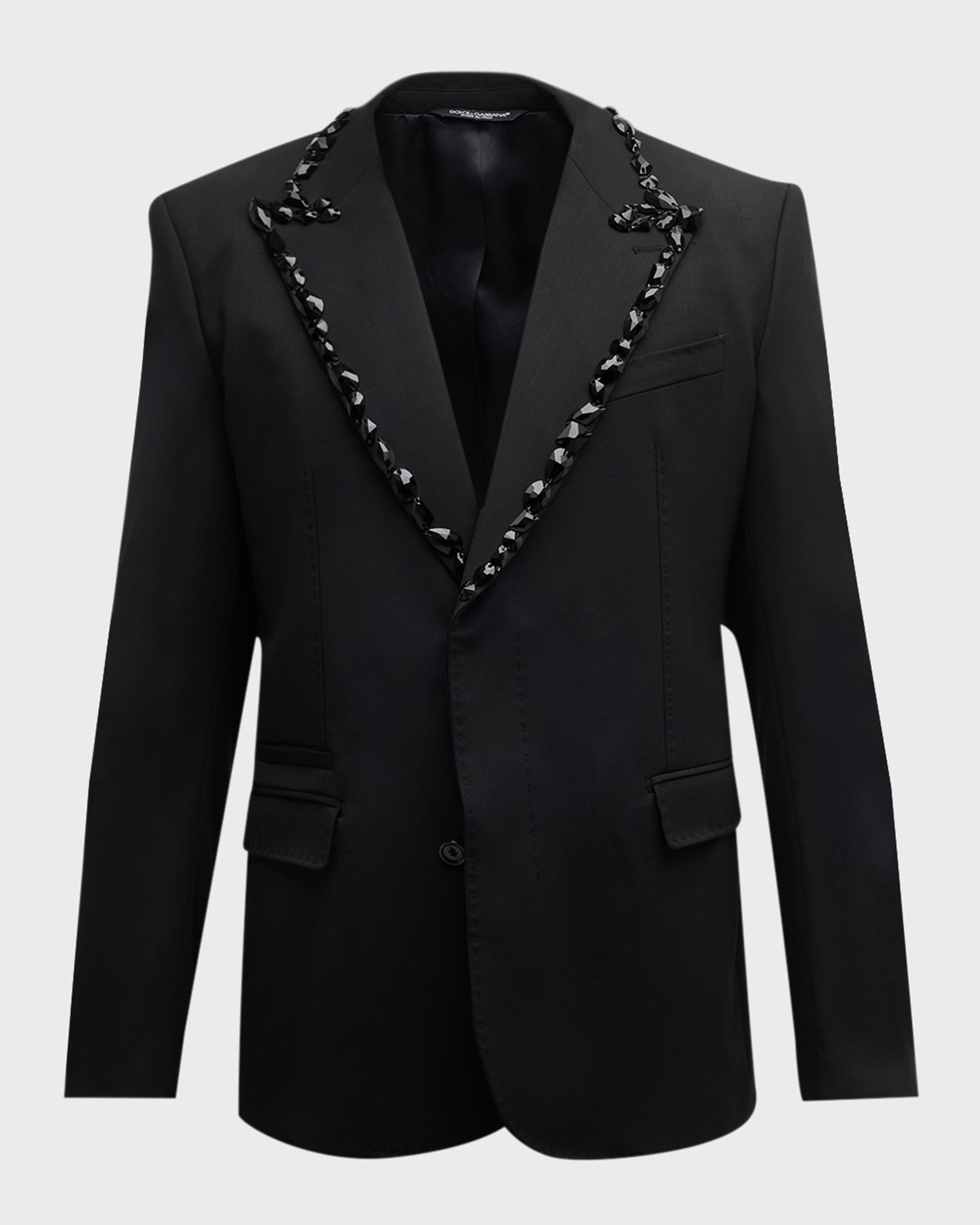 Men's Beaded Tuxedo Jacket - 9