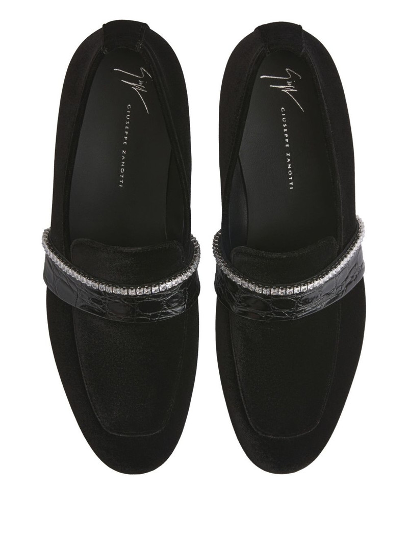 Arnaud crocodile-print loafers 4