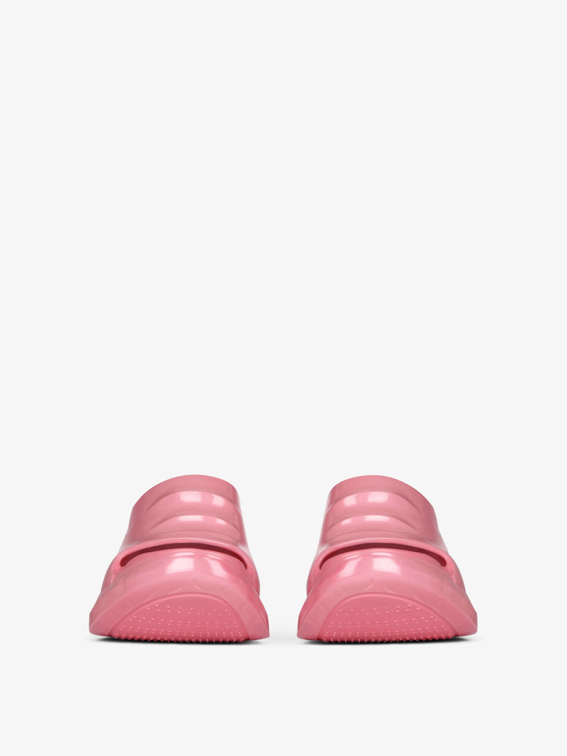 Givenchy MARSHMALLOW WEDGE SANDALS IN IRIDESCENT RUBBER outlook