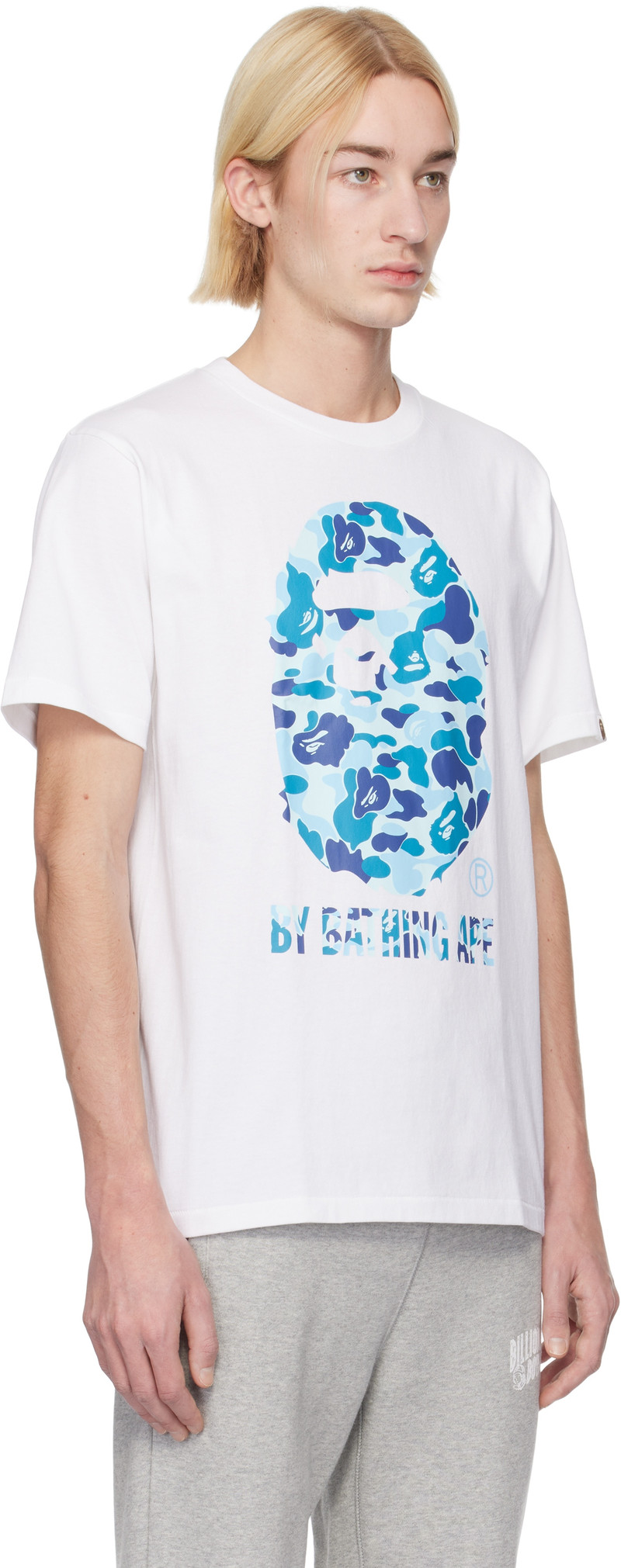 A BATHING APE® White ABC Camo 'By Bathing Ape' T-shirt outlook