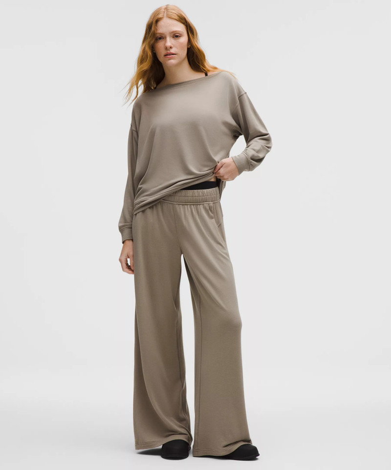 lululemon BeCalm Oversized Boatneck Long-Sleeve Shirt outlook