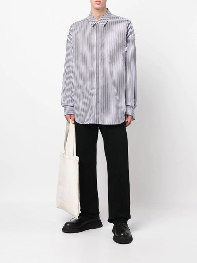 JUUN.J striped cotton shirt outlook