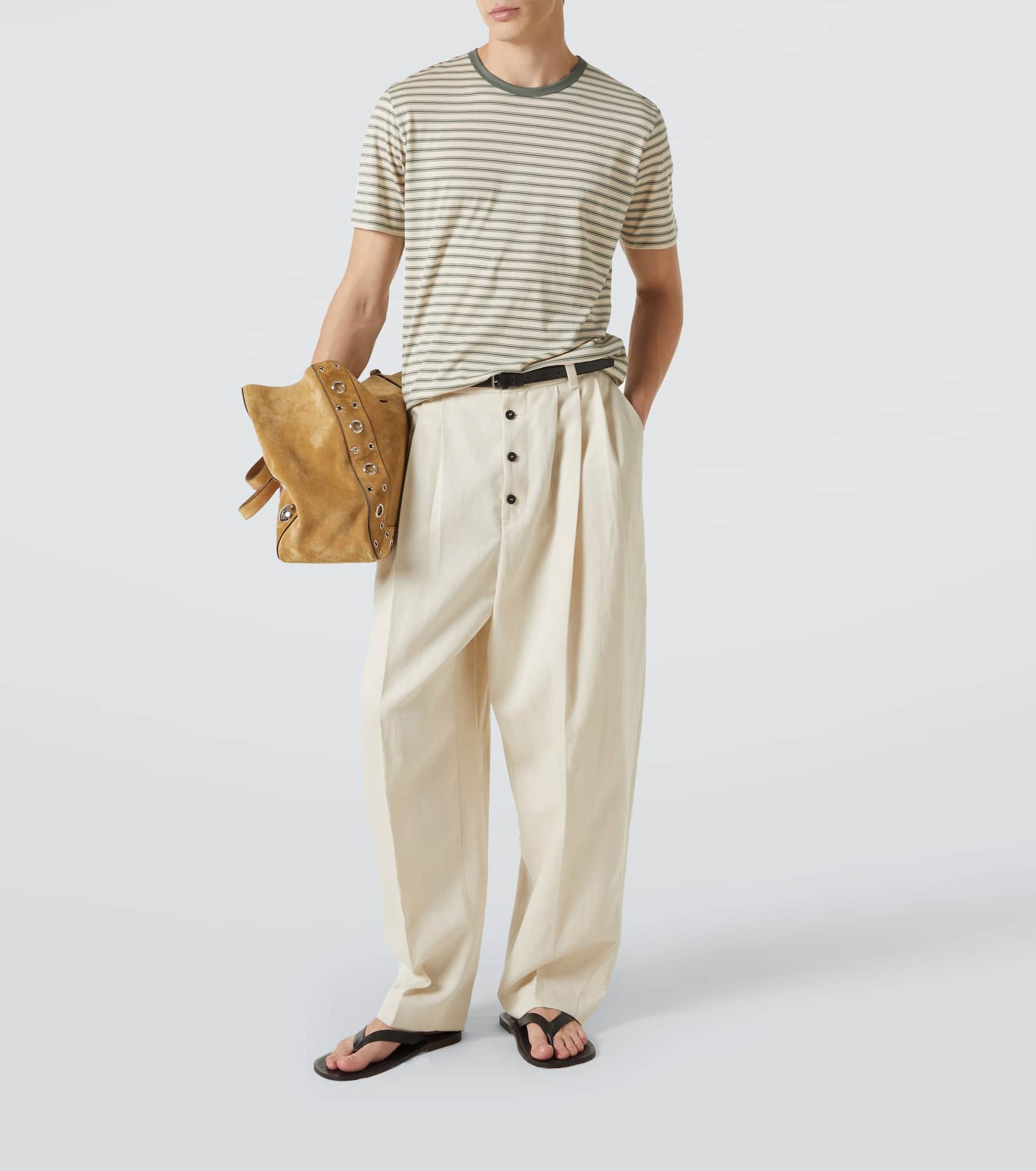 Striped cotton jersey T-shirt - 2