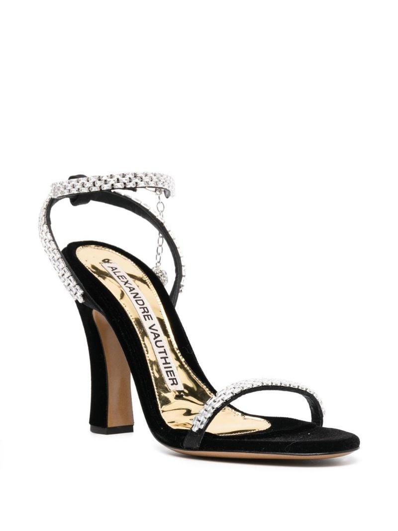 crystal-embellished open-toe sandal - 4