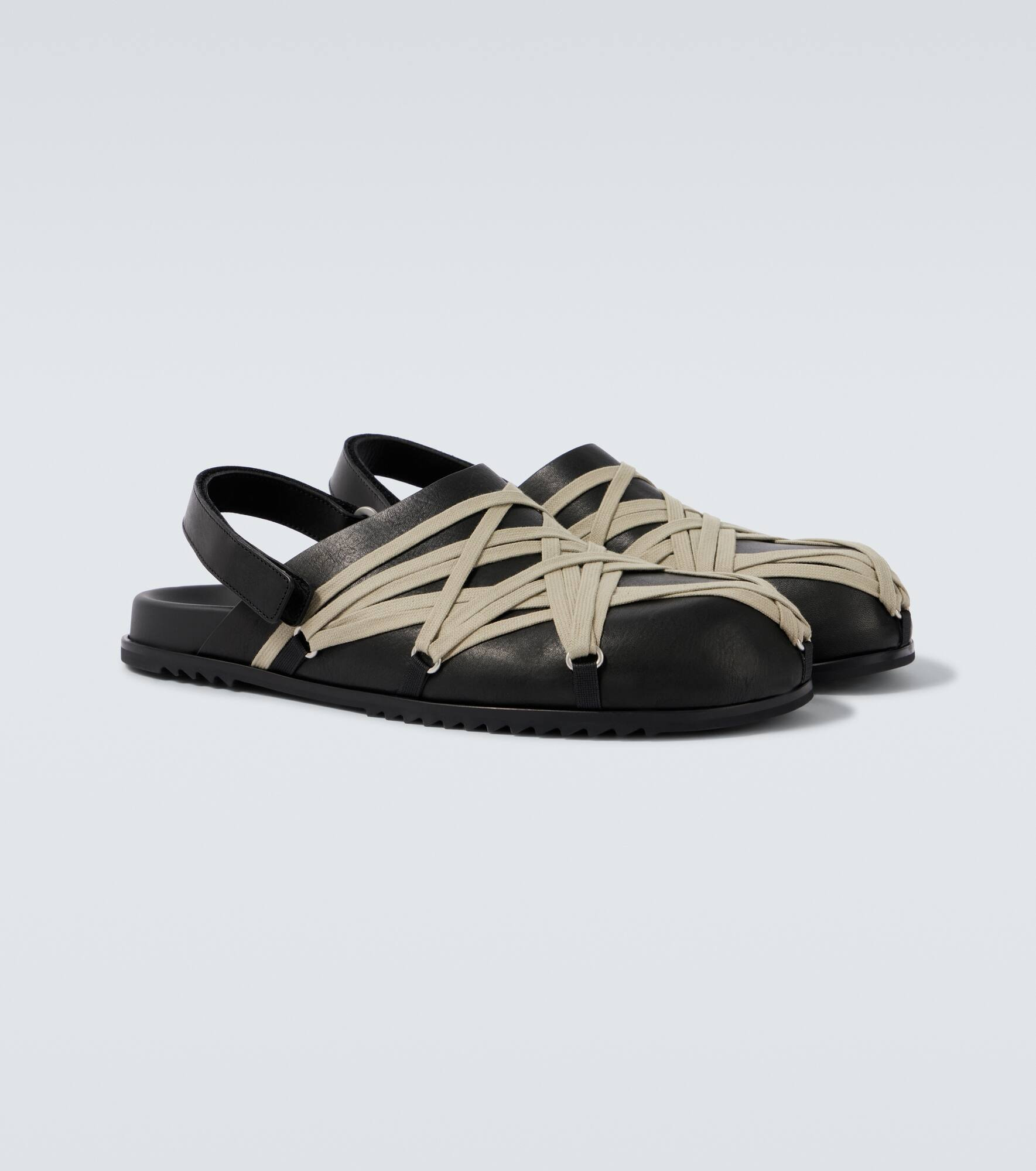 Megalace Mule leather clogs - 5