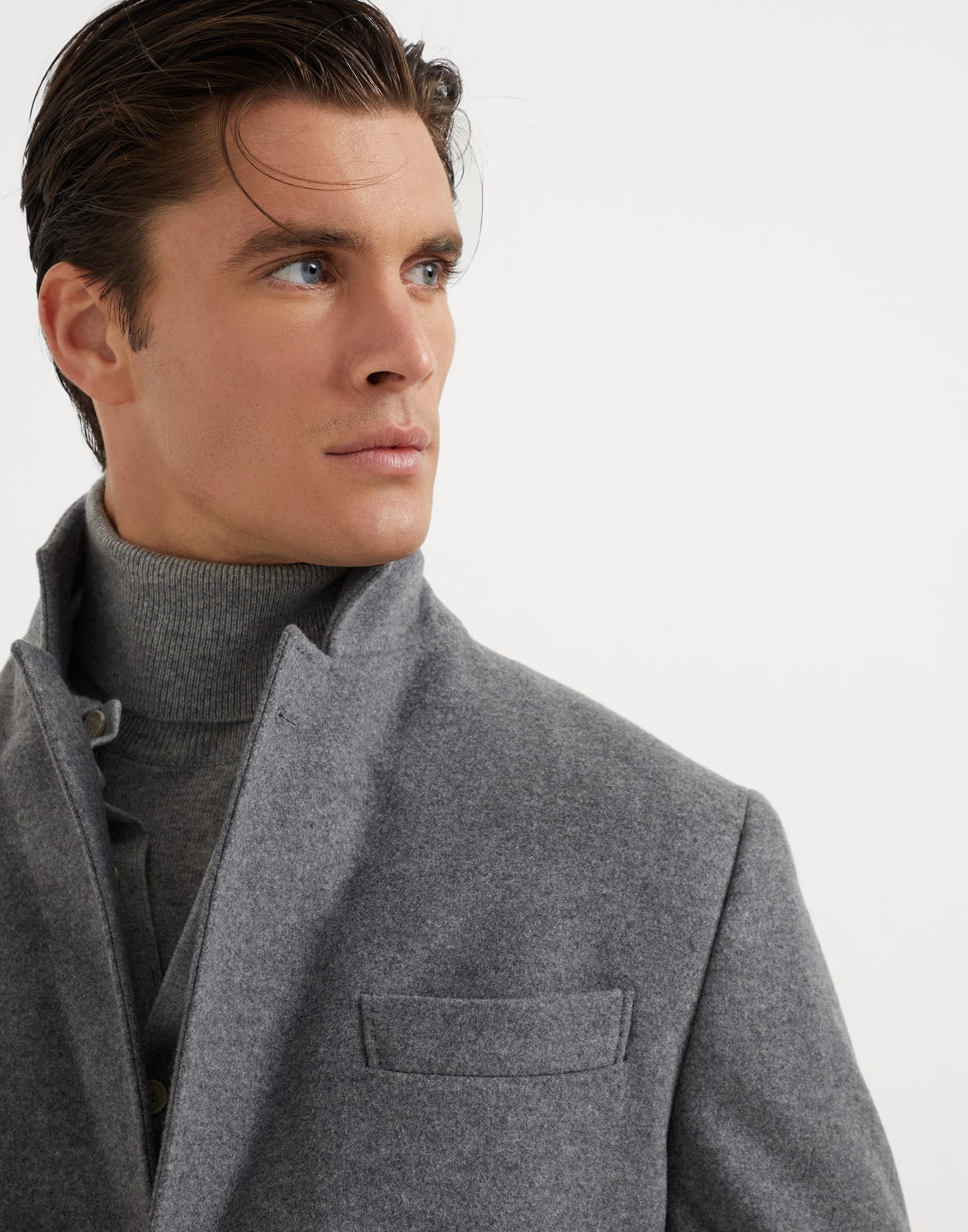 Water-resistant lightweight cashmere overcoat - 3