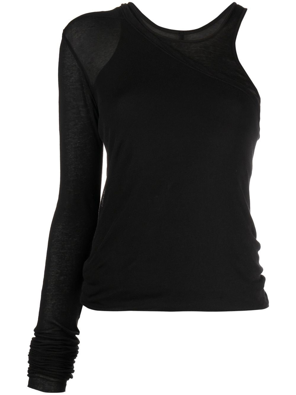 Ziggy asymmetric-sleeve top - 1