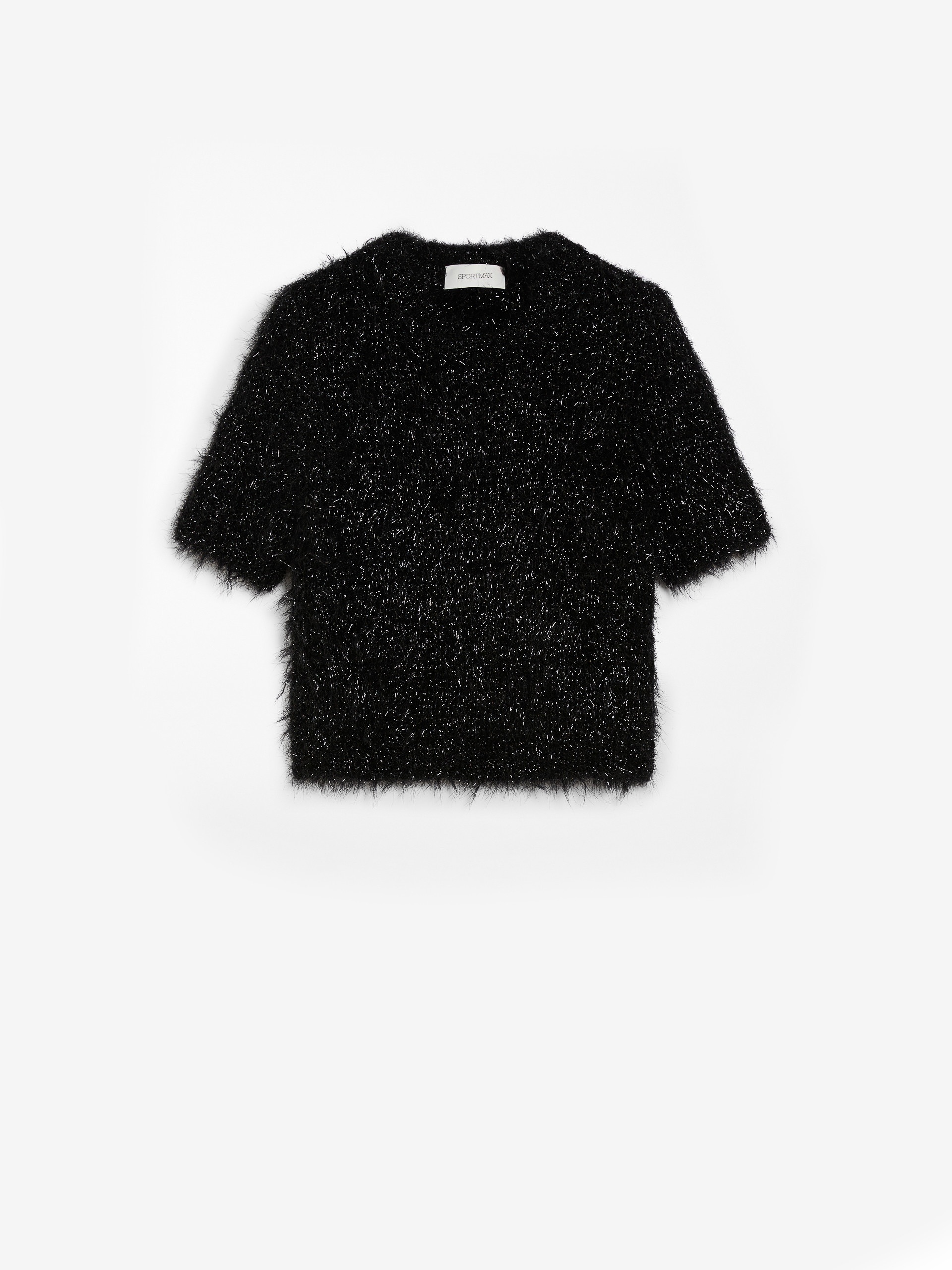 BAGAGLI Cropped lurex sweater - 1