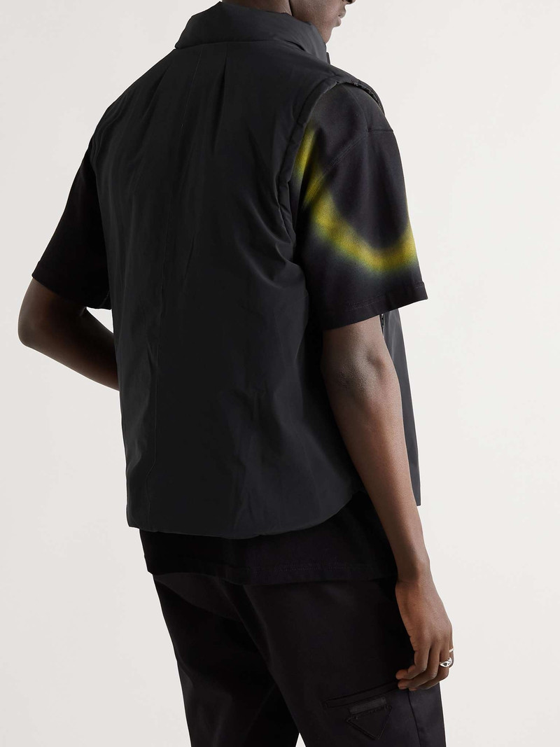 Fragment Logo-Appliquéd Padded Shell Hooded Gilet 4