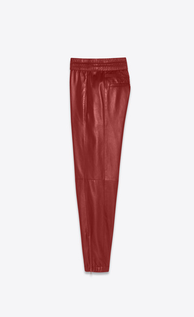 SAINT LAURENT sweatpants in lambskin outlook