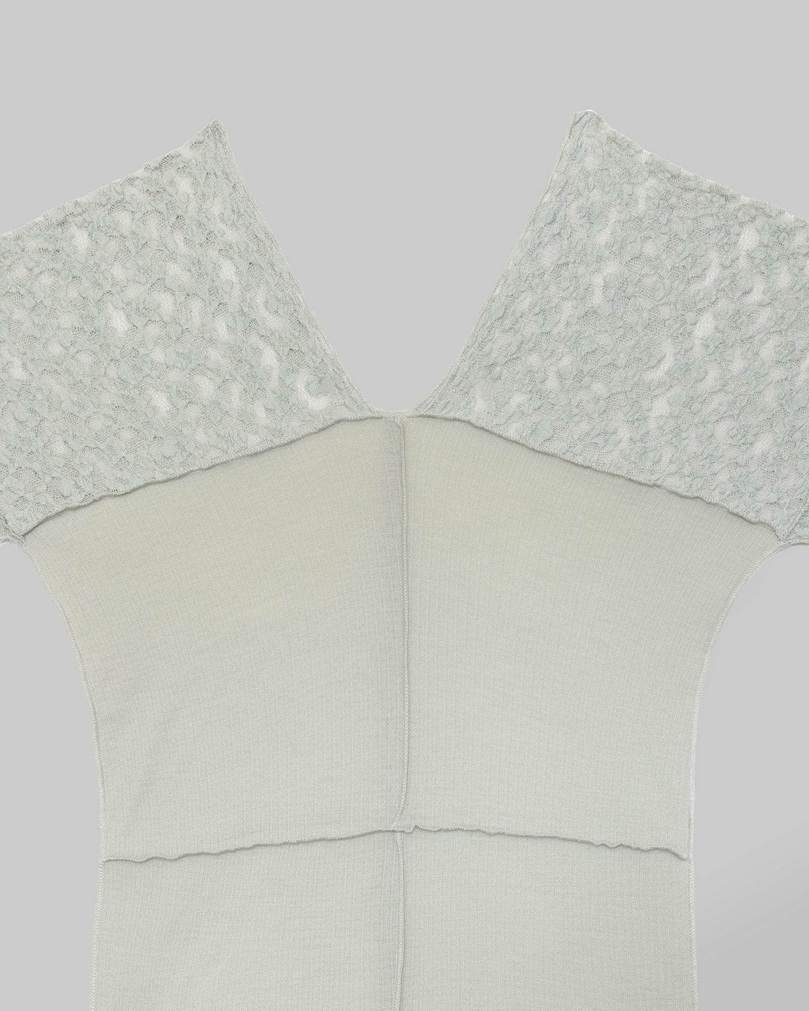Nehru Long Sleeve Tee - Lace & Wool - 7