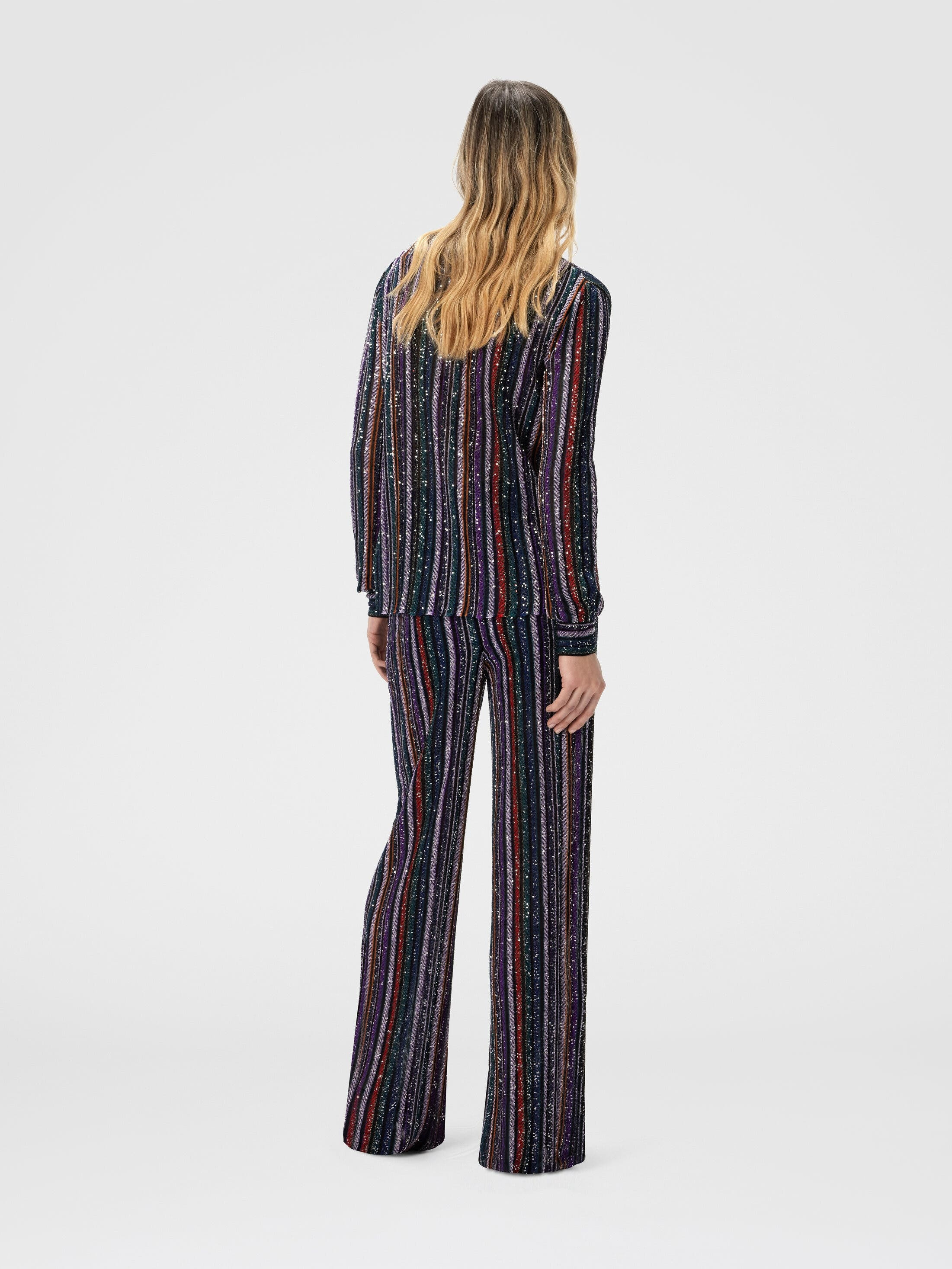 Missoni Henley Blouse With Mandarin Collar in Multicoloured at Nordstrom - 3