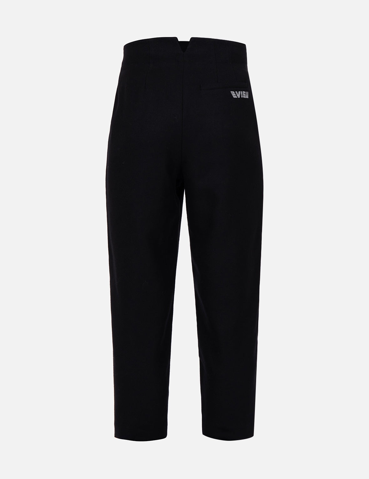 Seagull Embroidery Wool-mix Taper Pants - 2